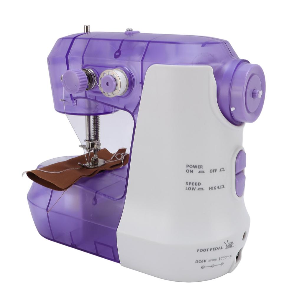 Máquina de coser portátil, totalmente automática, de alta eficiencia, eléctrica, minimáquina de coser para el hogar.