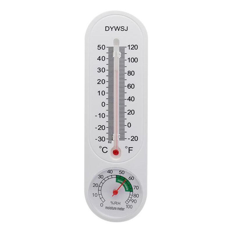 Hygrometer Breeding Thermometer -20-120 (RH) -30~50°C Bracket Humidity Meter Large Two In One Design Greenhouse