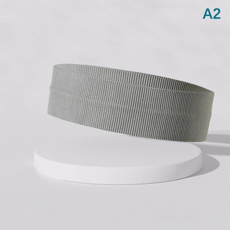 Outdoor Sweat Sports Elastic Cotton Hairband Fashion Headbands For Women Men Solid Running Fitness Yoga Hair Bands Stretch