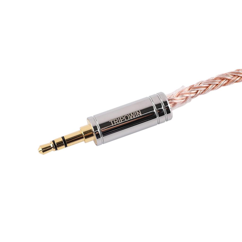 Linsoul TRIPOWIN C02 Earphone Upgrade This earphone upgrade cable features a complex structure with 16 alloy copper and 16 copper braided Litz