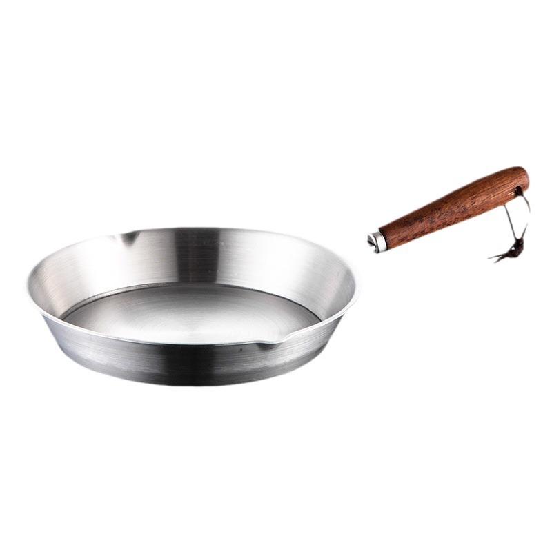 304 Stainless Steel Mini Omelette Pan 12/14/16cm Non-stick Breakfast Cooking Saucepan Kitchen Small Frying Skillet Pan Cookwar