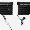 Black Venetian Blind 150 x 120 cm 25 mm PVC