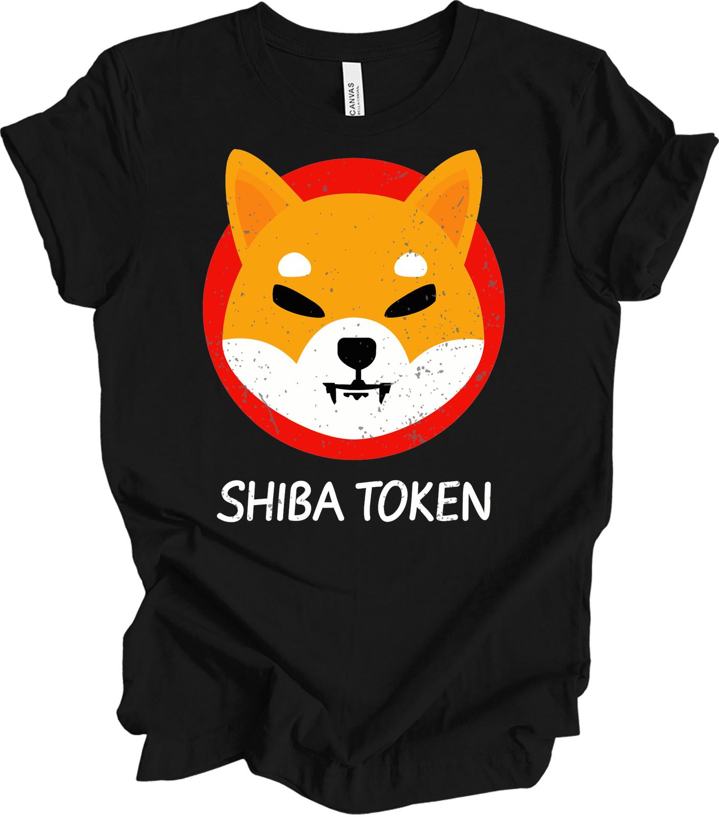 Shiba Inu Coin SHIB Army Crypto HODL Token Logo T-Shirt Funny Meme Gift S