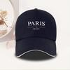 Paris France Eiffel Tower Print Baseball Cap Unisex Polyester Outdoor Casual Duckbill Hat