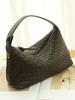 Handmade Lambskin Chain Crossbody Women's Dumpling Handbag