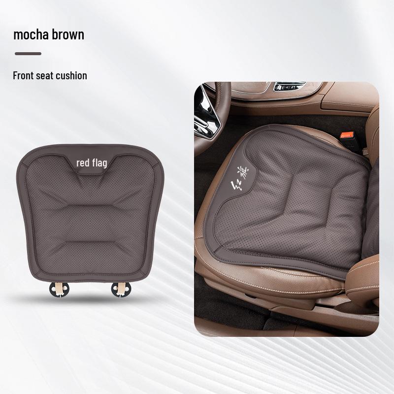 Hongqi Car Seat Cushions for H5, HS5, H9, H6, EQM5, HS3, HS7 - Four Seasons Interior Accessories Hongqi Logo