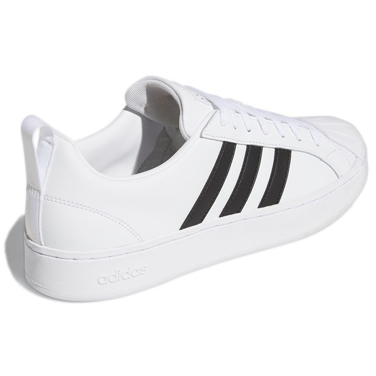 Adidas Streetcheck Cloudfoam Court Low Białe Czarne Męskie Sneakersy Obuwie-Białe Rdzeniowe-Czarne GW5488