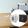 5V 2.1A Double USB Power Socket Embedded Double USB Desktop Receptacle Charging Power Panel Module Outlet Replacement