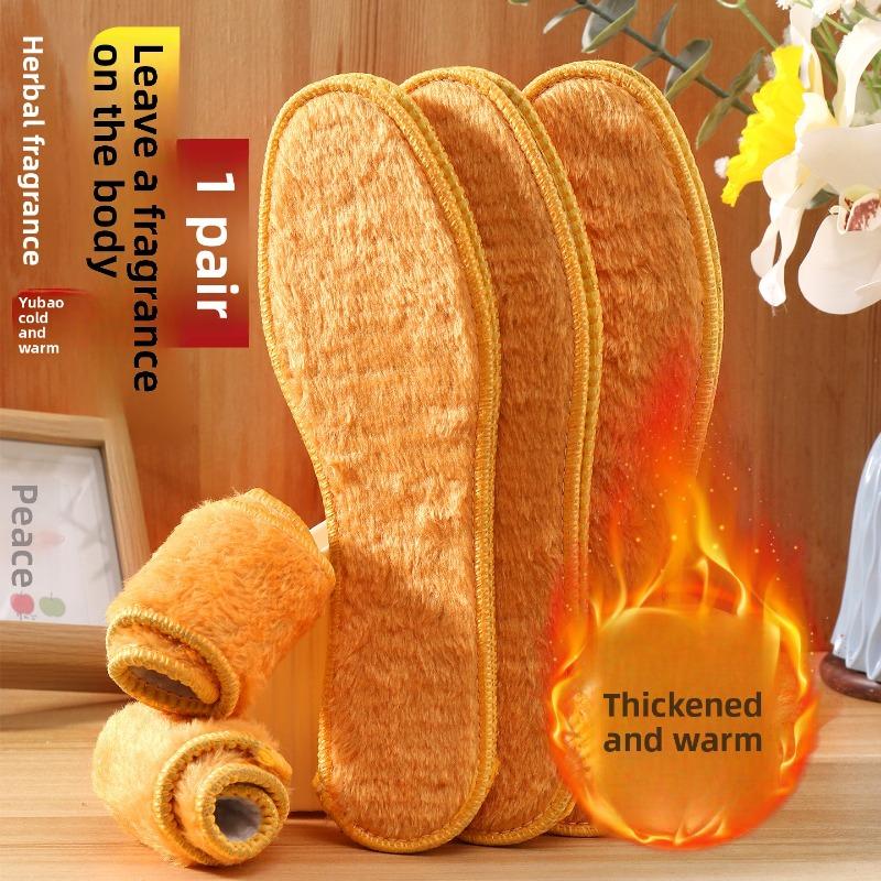 Warm Insoles for Women, Winter Fleece Warm Insoles, Warm Insoles, Thickened Insoles, Autumn and Winter Warm Insoles