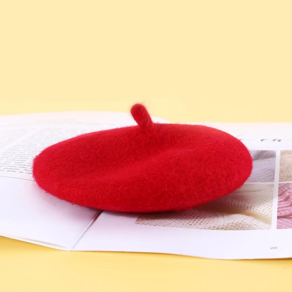 Baskenmütze für Welpen aus Wolle, verstellbare Haustiermütze für Katzen und kleine Hunde, süße Kopfbedeckung im Baskenmützenstil für Kätzchen, bequemes Haustier-Mode-Accessoire