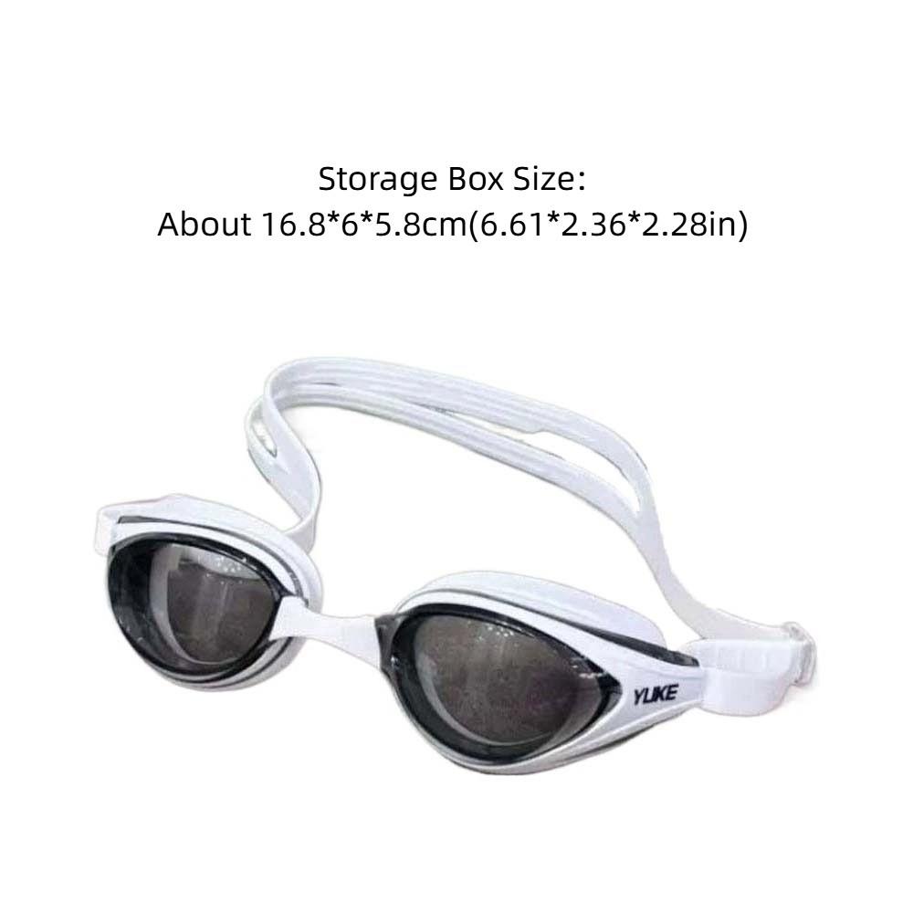 TPU Big Frame Swimming Goggles Waterproof Anti-fog Swim Eyewear Contrast Color Swim Glasses  Pool