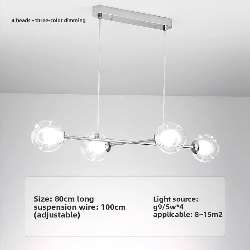 Modern Minimalist Dining Room Bedroom Master Bedroom Creative Personality Chandelier