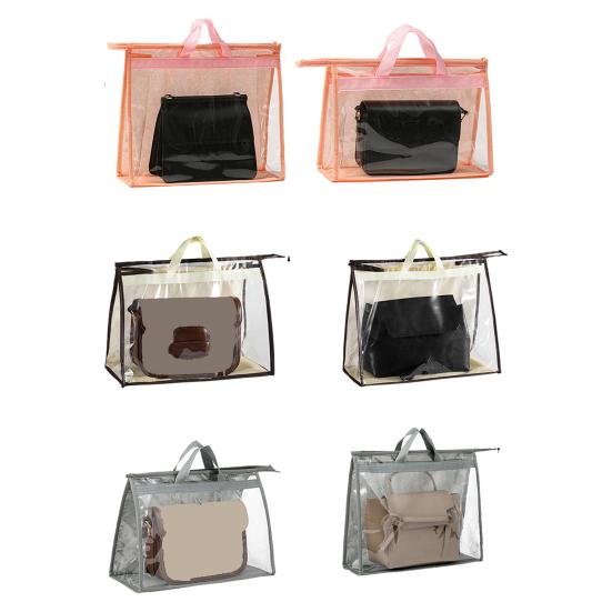 

Сумочка-органайзер для хранения, пылезащитный мешок с ручкой, прозрачный водостойкий защитный чехол для сумки, пылезащитный чехол