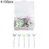100Pcs/Box Dressmaking Pins Embroidery Patchwork Mixed Color Sewing Needle Tool