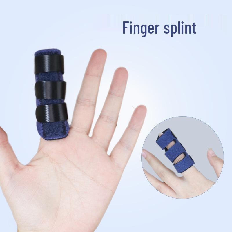 Steel Plate Finger Splint for Tendon Injuries - Joint Protector & Support Bandage for Tenosynovitis in Index and Middle Fingers, Adult Size