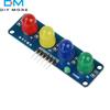 DC 3.3-5V ST009 Four Position LED Module Signal Light Red Yellow Green LED Module Traffic Light System Light