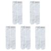 5 Pairs Blank White Sublimation Socks Blank Socks For Sublimation Dye Sublimation Sock Multi Sizes For Teen and Adult