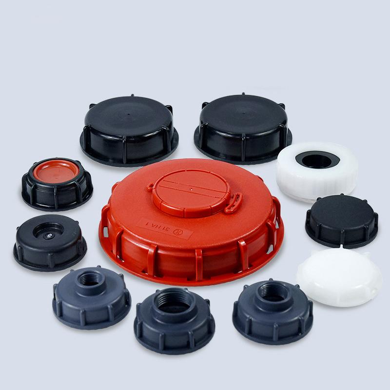 1 Pc Red/Black/White Ibc Lid Water Liquid Storage Ibc Tank Fitting Plastic Cover Cap Adaptor