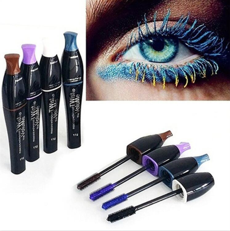 Eye Lengthening Thick Curly Mascara Makeup Cosplay Colorful No Blooming Water Eyelash Beauty Tool