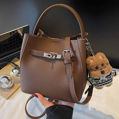 Módní a jednoduchá kabelka, Vaky s vzorem liči, Jednoramenná crossbody taška
