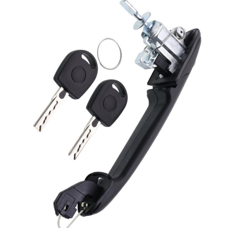 Front Exterior Car Door Handle Cover 7M0837207B With Key For VW Sharan 1995-2010 Outside Pull Handle
