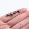 20pcs Black Stainless Steel Lobster Clasps 9/10mm Connector Clasp for DIY Bracelet Necklace Chain Claw Jewelry Making Supplies
