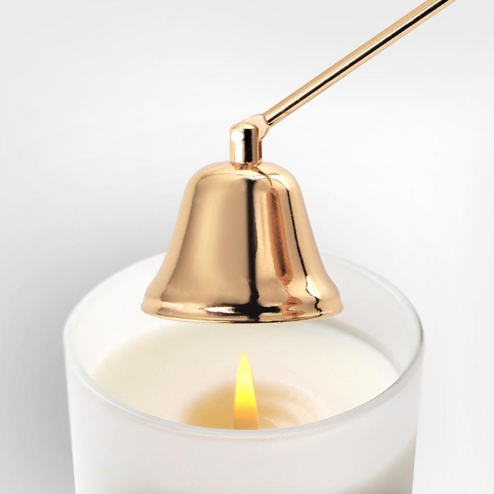 Long Handle Bell Shape Candle Damper Extinguish Putting Accessories Candle Accessories  Home