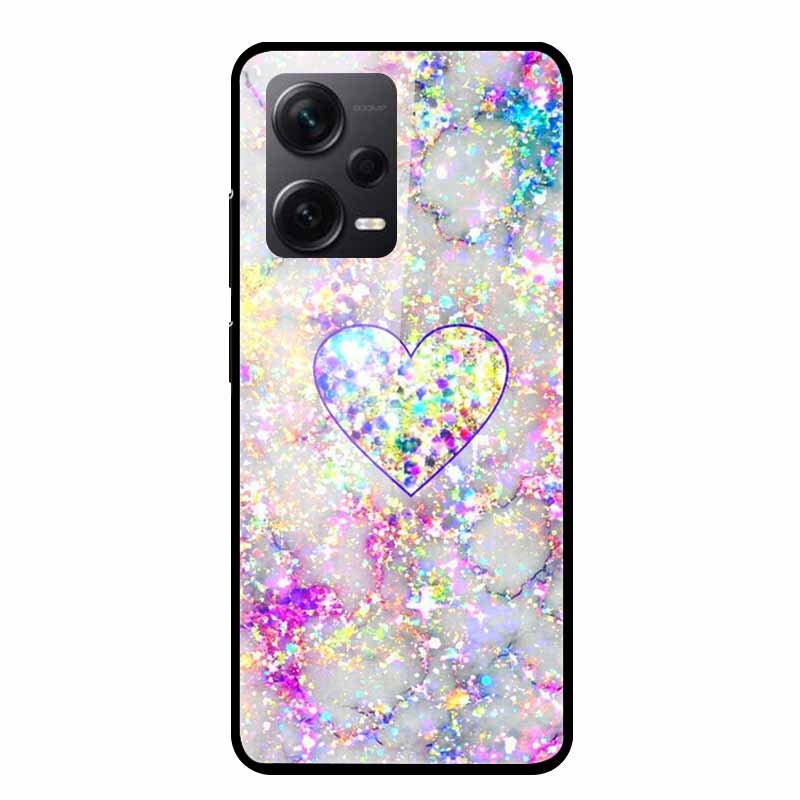 Tempered Glass Cases For Redmi Note 12 Pro Plus 5G Covers Note12 Hard Back Covers for Xiaomi Redmi Note 12 Pro Capas Protective