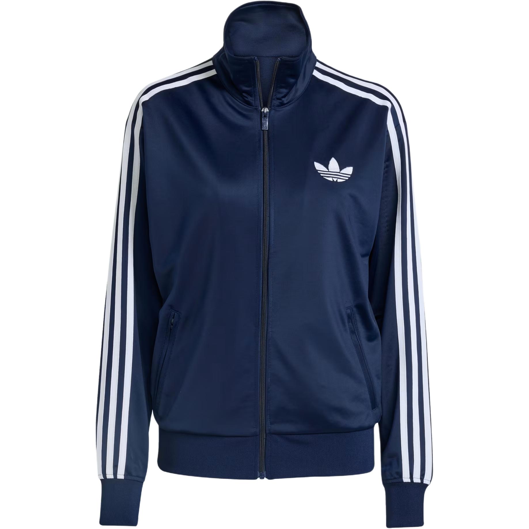 

Adidas Originals Adicolor Classics Firebird Full Zip Stand Collar Long Sleeve Loose Jacket Women Jacket Night-Indigo KD2523 XXS