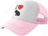 I Love Capybara Hat Mesh Cap for Unisex Women Adjustable Trucker Hat Baseball Cap