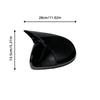 Pair Ox Horn Rear View Mirror Cover Trim for Volkswagen VW Tiguan MK1 2009-2016 Car Rearview Mirror Covers Accessory