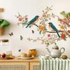 Chinese-style Flower Branches and Magpies-butterflies Home Wall Decoration and Beautification Stickers
