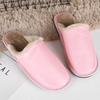 Fashion Large Size Men's Autumn Home Shoes Unisex Genuine Leather Slippers Comfortable Indoor Slippers Flat