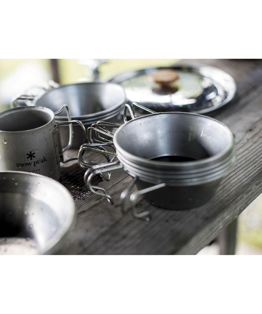 Snow Peak Sierra Cup Set of 5 Stainless Steel Sierra Lightweight and Ideal for and Outdoor Starter Set Peak Festival 2025 Autumn Limited (FK-397)