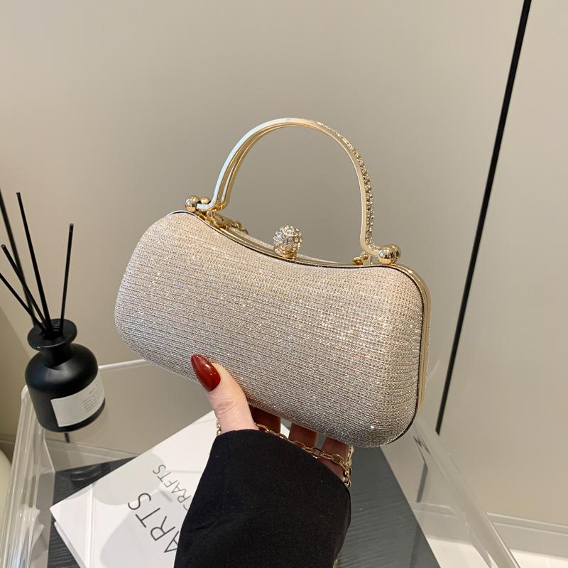 Damen sanfte Mode Handtasche 2025 Frühling neu vielseitig ins Schulter Messenger Bag Kette kleine quadratische Tasche Frauen