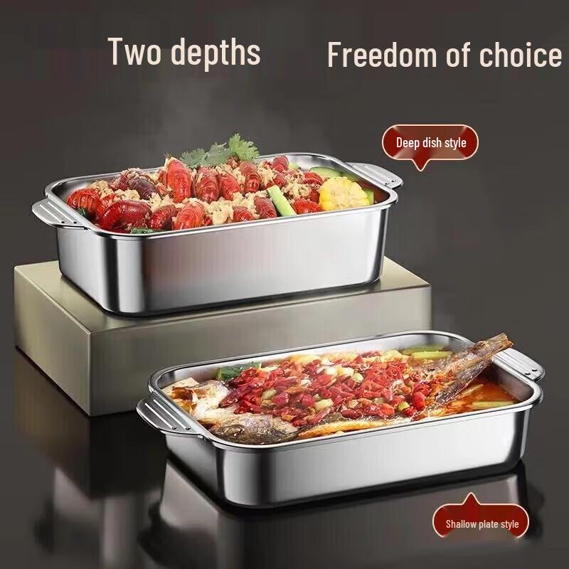 Commercial Stainless Steel Deep Roasting Pan