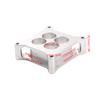 4150 Square Bore Carburetor CNC Aluminum Spacer - 2" 4 Port for High Performance Engine Tuning