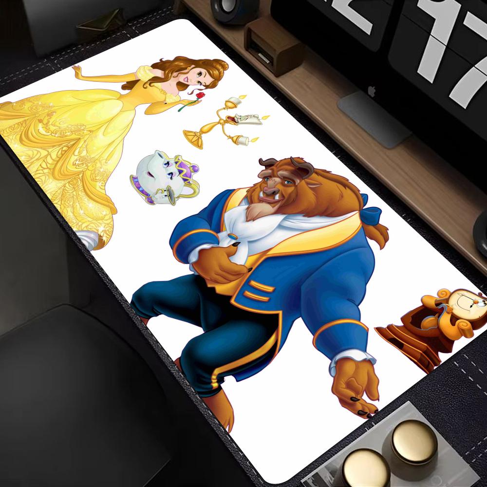 Disney Die Schöne und das Biest Belle Prinzessin Mauspads Schönes Großes Gaming-Mauspad Gamer-Mauspad Größe Für Gaming-Tastaturunterlage