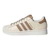 adidas Originals Superstar 2 Classic Comfortable Durable Low-Top Skate Shoes Unisex Sneakers White Brown JR6988