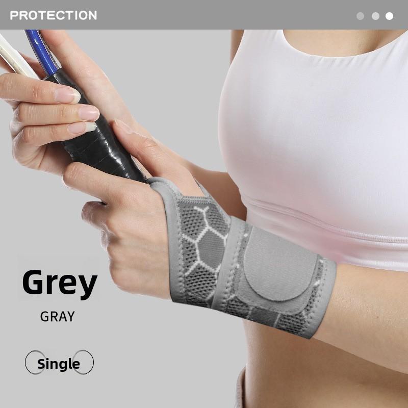 Knitted Thin Sports Wrist Sprain Tendon Sheath Breathable Fixed Pressure Joint Wrist Strap Flat Machine Badminton Fitness