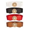 European and American Style Pearl Waist Seal for Women Women's Decorative Elastic Elastic Waist Belt Fashion Trend Pearl Square Buckle Wide Waist Belt