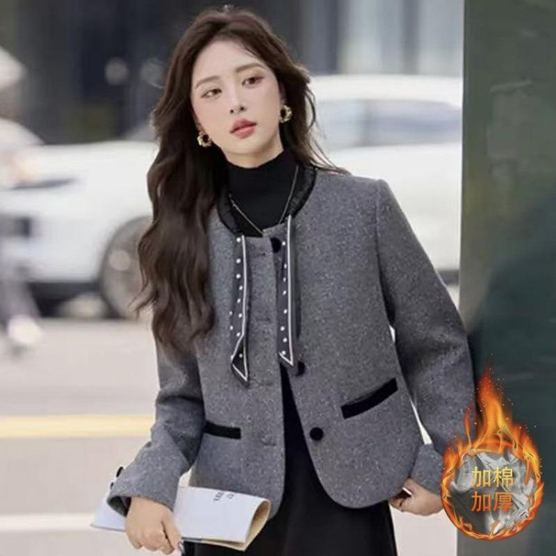 Kurzer Mantel Damen Herbst Neu Locker und Vielseitig Kleines Oberteil