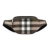 Mode Sacoche Bandoulière Poitrine Ceinture Cuir à Carreaux Mini Sacs Homme Marron 80507971
