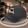 Braune Mops-Hund-Print Baseballkappe Verstellbare Lässige Mütze für Partys Sport Alltag