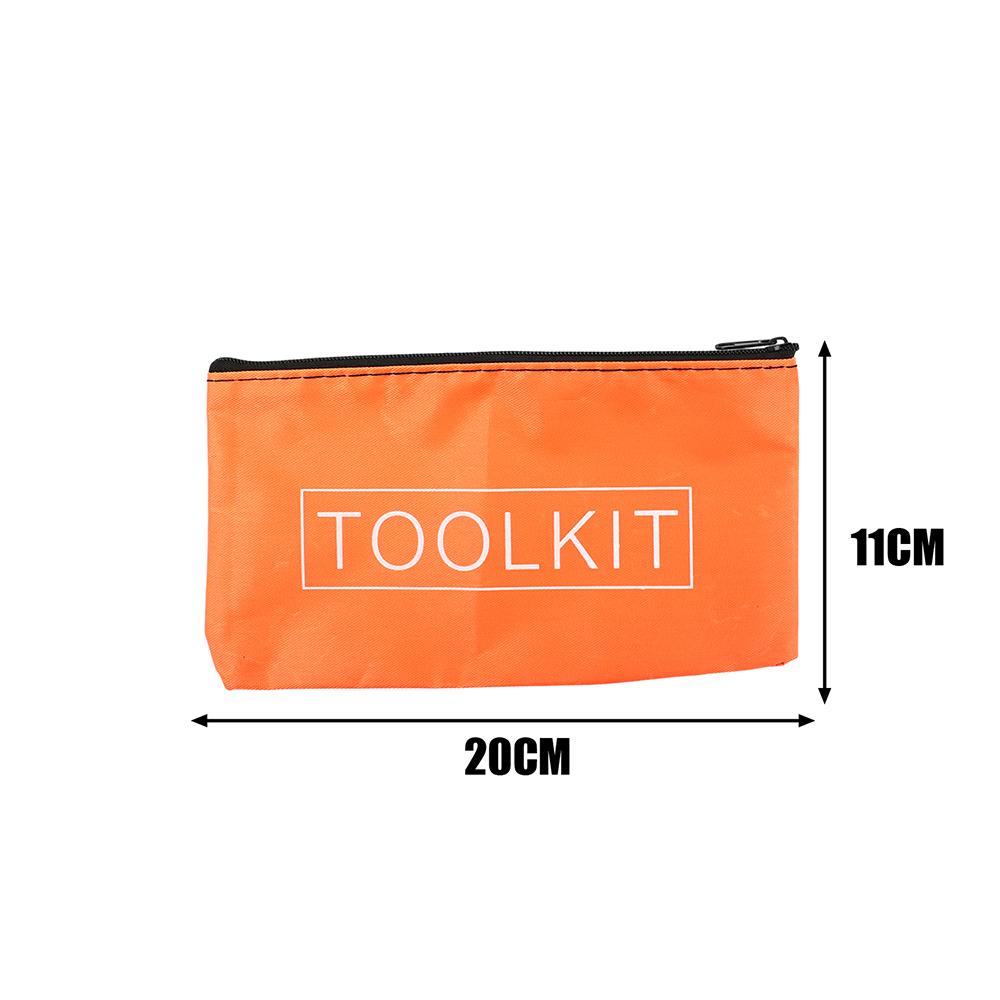 6pcs Large Capacity Multi-function Tool Bags Zipper Oxford Canvas Waterproof Storage Bag Portable Hardware Toolkits Organizer