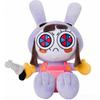 25CM Amazing Digital Doll Circus Maid Jax Plush Magical Rabbit Clown Cartoon Periphery Suitable Fans Home Collection Decoration
