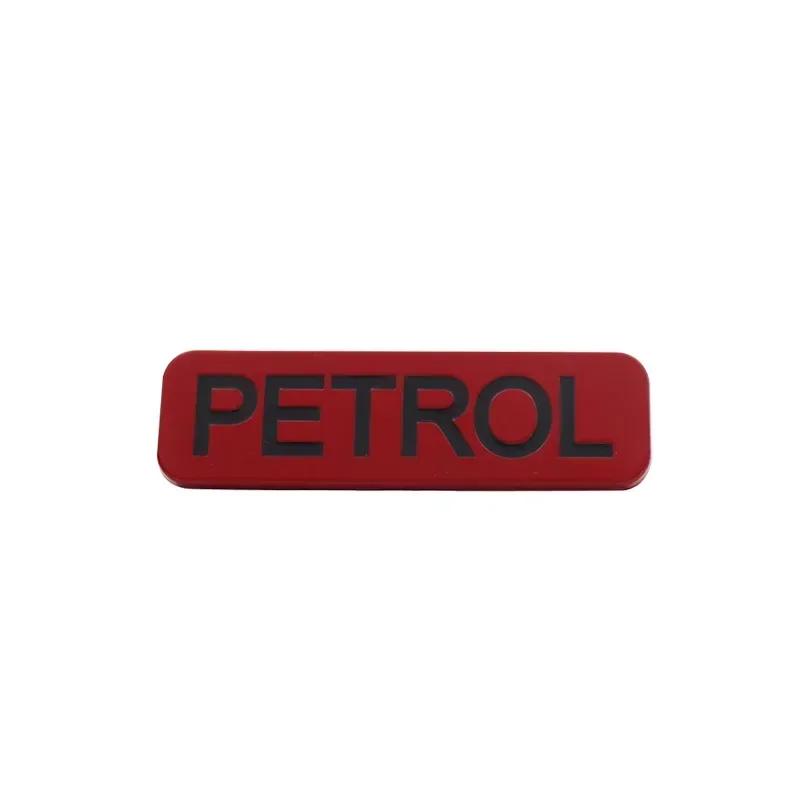 3D Premium Petrol Oil Vehicle Fuel Marking Car Engine Hood Fender Tail Rear Decal Emblem Badge Sticker for Universal