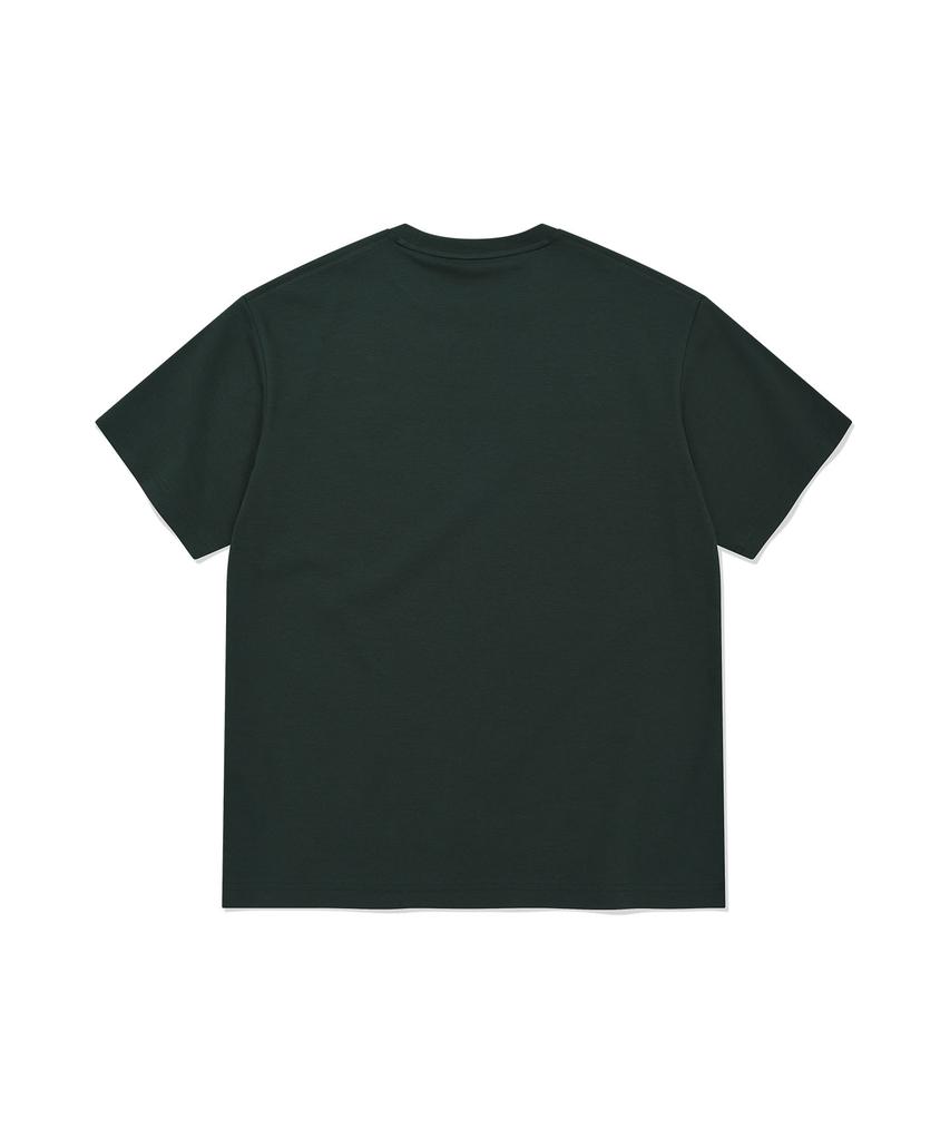 WACKY WILLY Double Kiki Wappen Short Sleeve T-Shirt Green