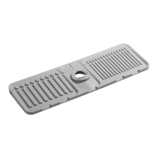 

Silicone Sink Splash Guard Mat Quick-Drying Non-Slip Counter Protector Cut-to-Fit Faucet Splash Protector