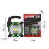 Multifunctional Outdoor Camping Portable Searchlight LED+COB Floodlight Emergency Light 3*AAA Battery Working Light